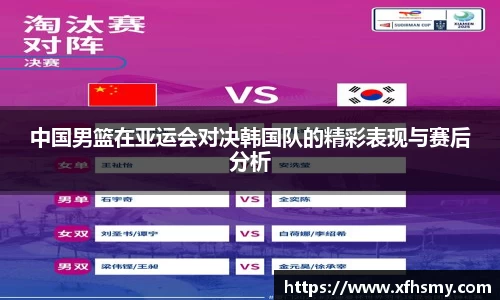 中国男篮在亚运会对决韩国队的精彩表现与赛后分析